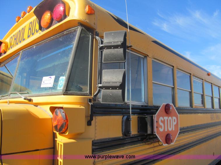 image for item G9590 1997 Ford B800 Blue Bird school bus
