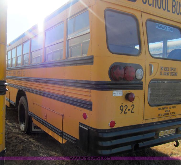 image for item G9591 1992 Blue Bird TC2000 school bus