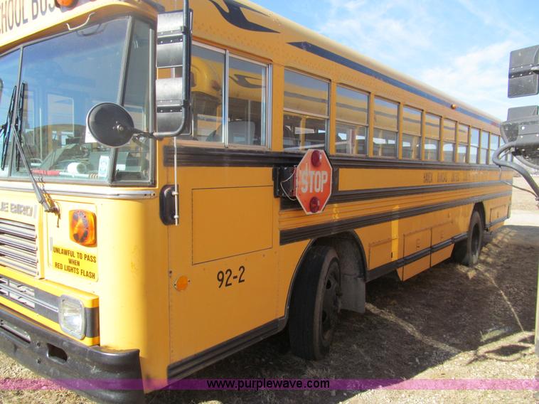 image for item G9591 1992 Blue Bird TC2000 school bus