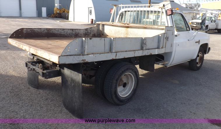 image for item I9193 1988 Chevrolet Custom Deluxe R30 flatbed truck