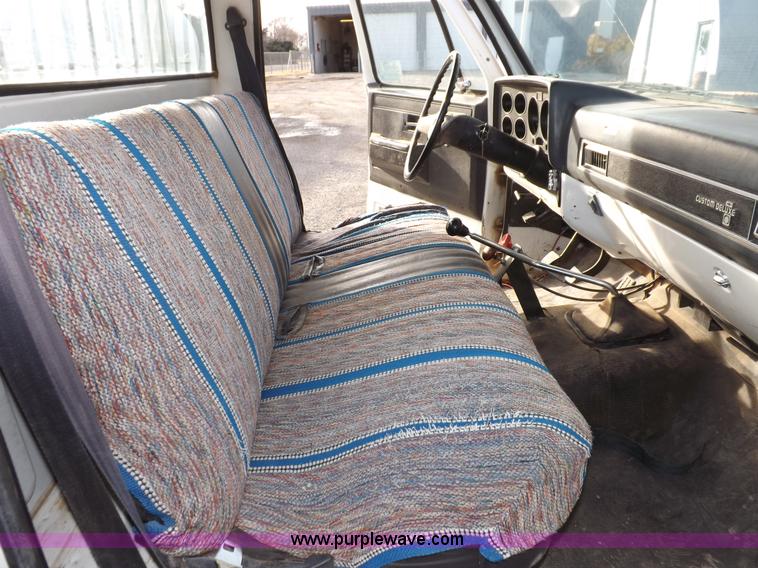 image for item I9193 1988 Chevrolet Custom Deluxe R30 flatbed truck