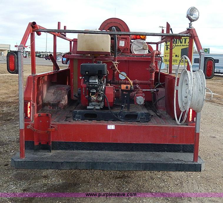 image for item I9437 1980 Chevrolet C20 Custom Deluxe fire truck