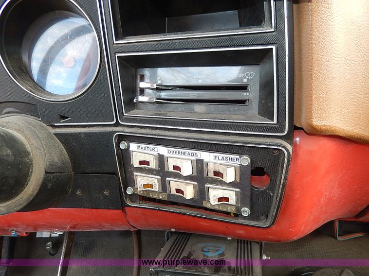 image for item I9437 1980 Chevrolet C20 Custom Deluxe fire truck