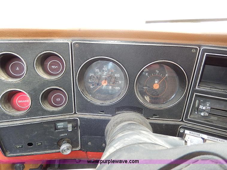 image for item I9437 1980 Chevrolet C20 Custom Deluxe fire truck