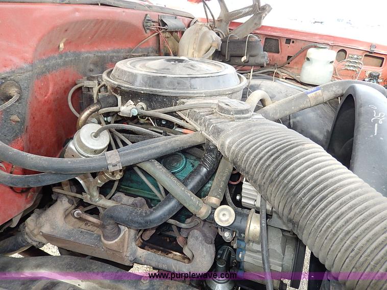 image for item I9437 1980 Chevrolet C20 Custom Deluxe fire truck