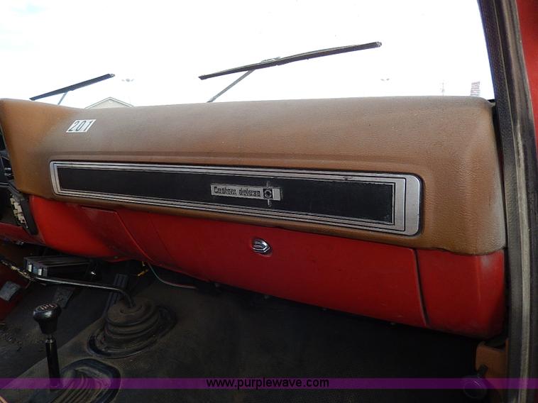 image for item I9437 1980 Chevrolet C20 Custom Deluxe fire truck