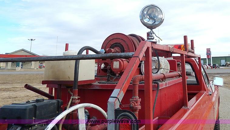 image for item I9437 1980 Chevrolet C20 Custom Deluxe fire truck