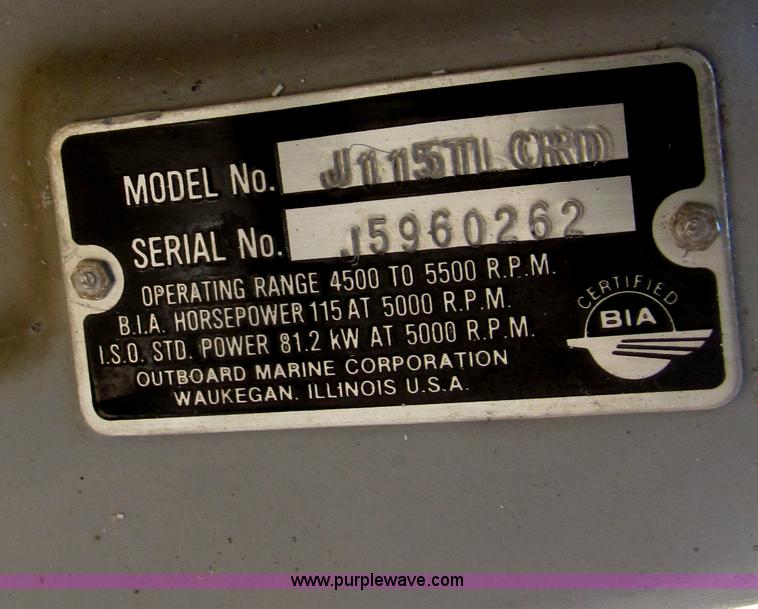 image for item F7261 1981 Hydrasports Runabout boat