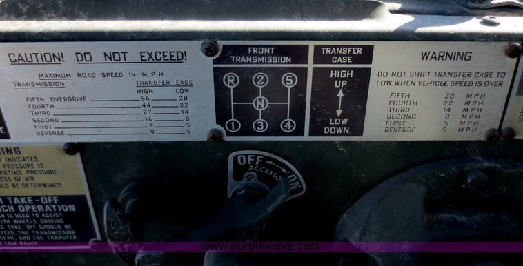 image for item F8018 1977 Am General M35A2 2.5 ton truck