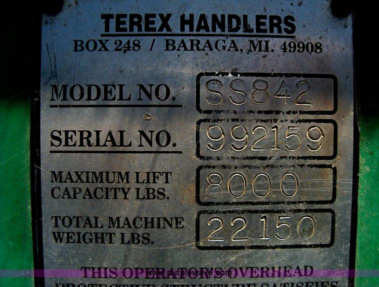 image for item I5701 1999 Terex SS842 Turbo telehandler