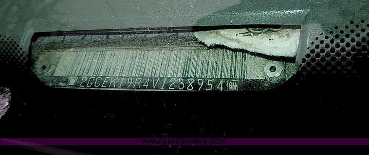 image for item I9416 1997 Chevrolet 1500 Z71 Ext. Cab pickup truck