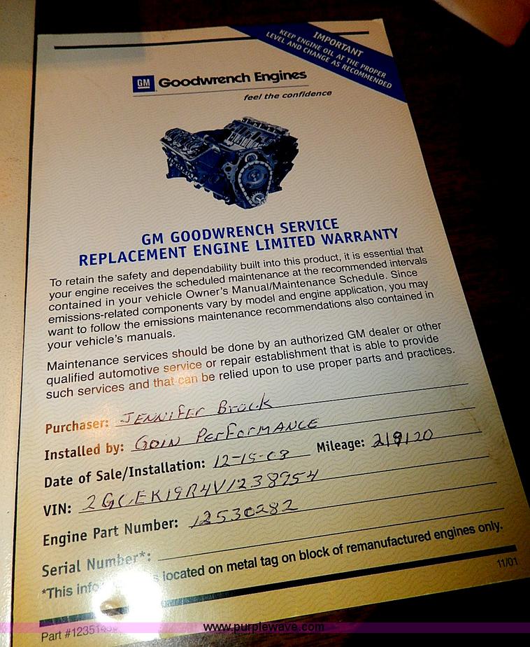 image for item I9416 1997 Chevrolet 1500 Z71 Ext. Cab pickup truck