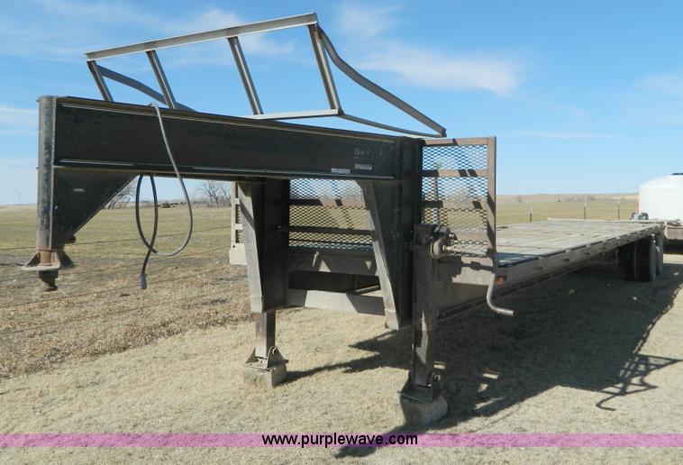 image for item AD9902 1988 Circle D gooseneck trailer