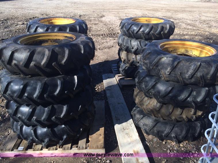 image for item C1852 (16) 11.2R24 tires and wheels