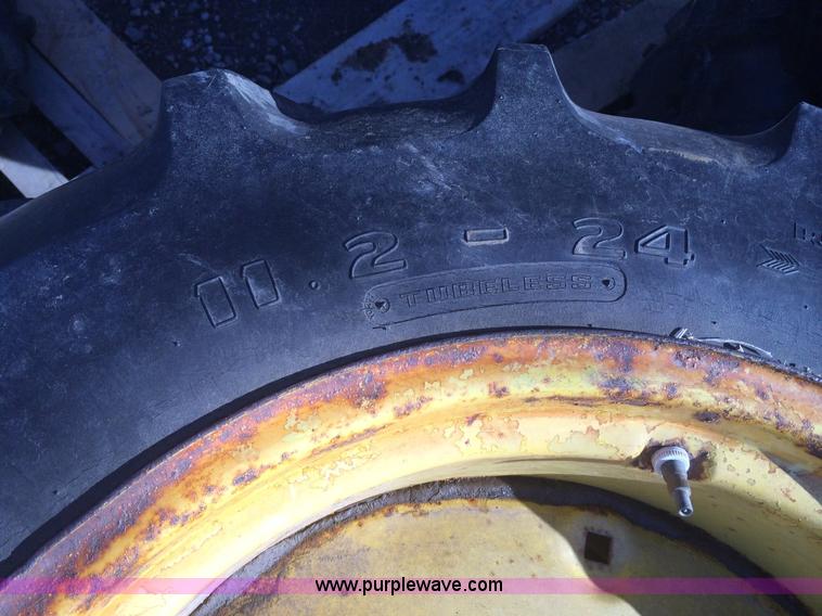 image for item C1852 (16) 11.2R24 tires and wheels
