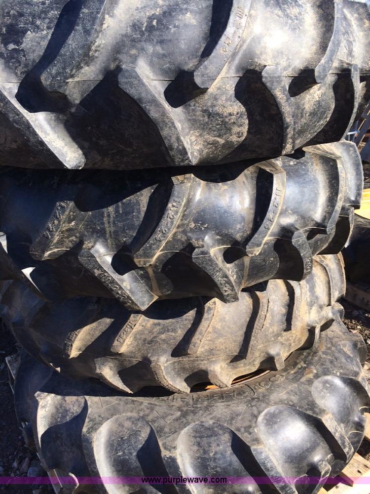 image for item C1852 (16) 11.2R24 tires and wheels
