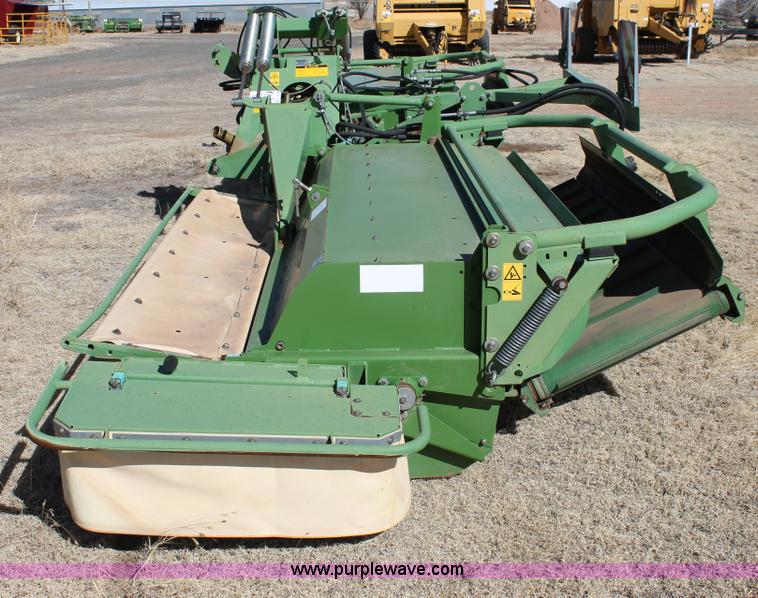 image for item C3738 Krone front and rear mount disc mowers