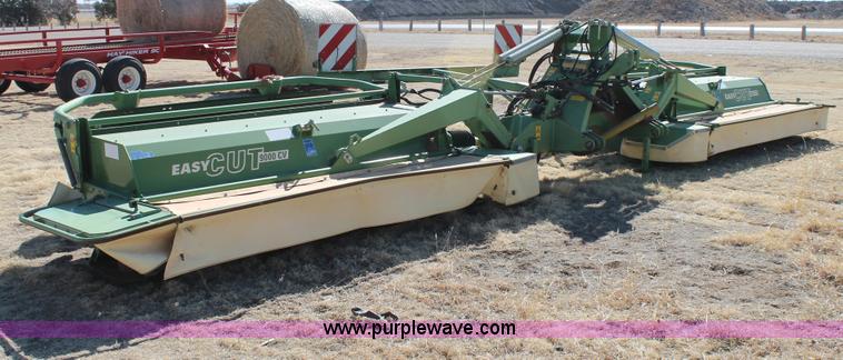 image for item C3738 Krone front and rear mount disc mowers