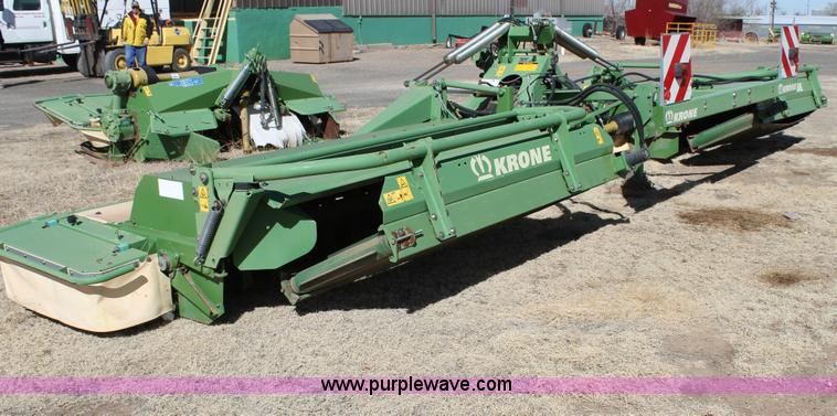 image for item C3738 Krone front and rear mount disc mowers