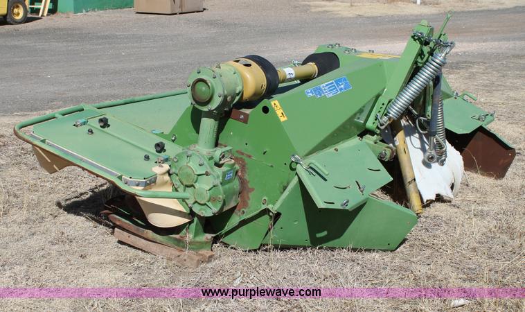 image for item C3738 Krone front and rear mount disc mowers