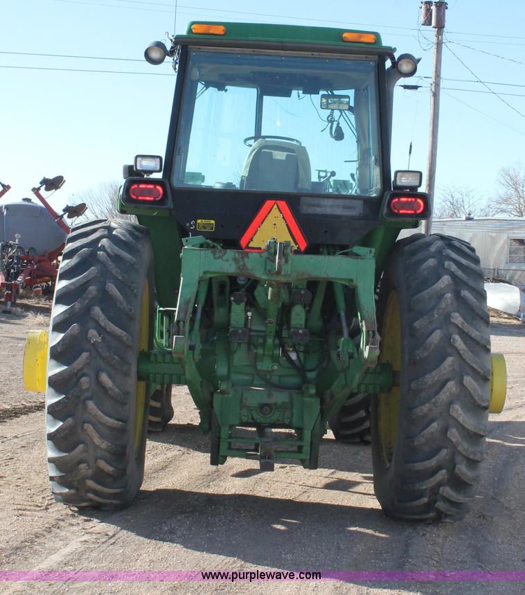 image for item C3749 1992 John Deere 4560 MFWD tractor