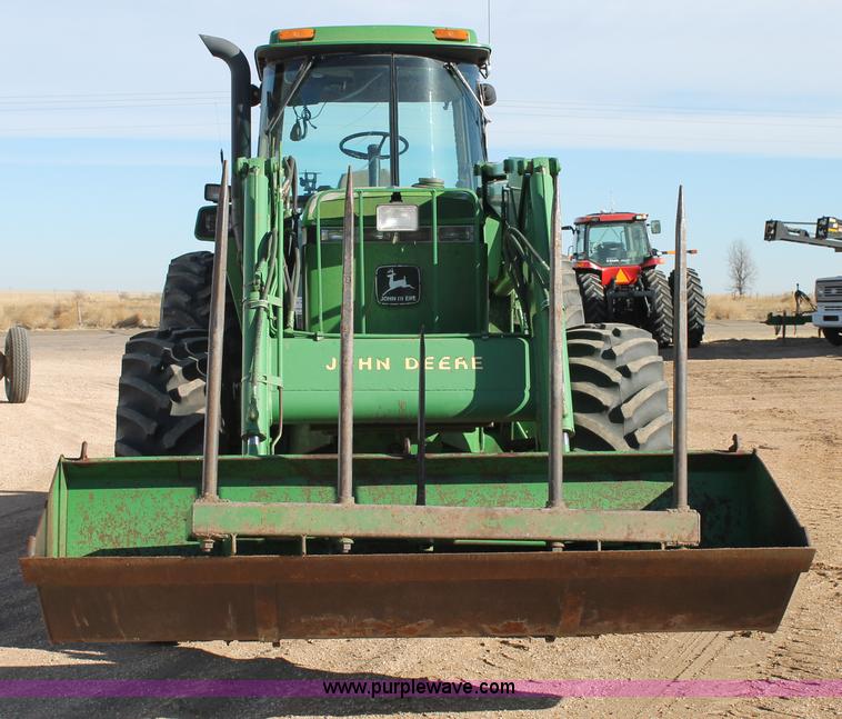 image for item C3749 1992 John Deere 4560 MFWD tractor