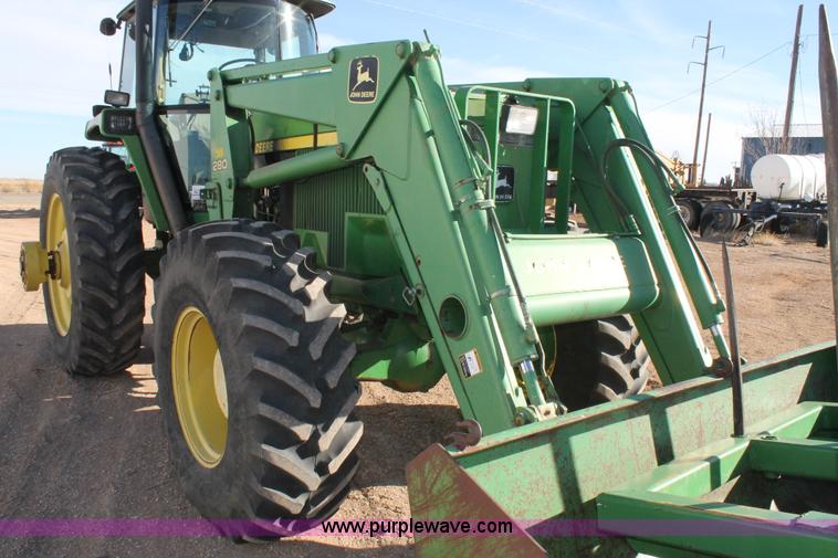 image for item C3749 1992 John Deere 4560 MFWD tractor