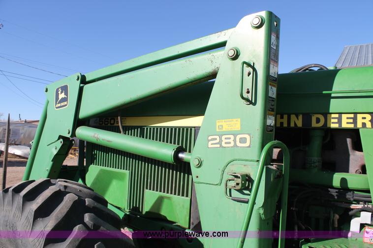 image for item C3749 1992 John Deere 4560 MFWD tractor
