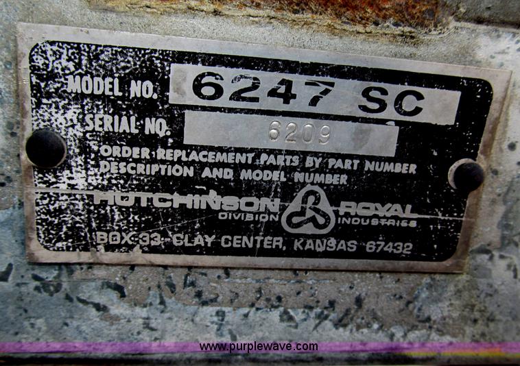 image for item F7244 Hutchinson 6" portable auger