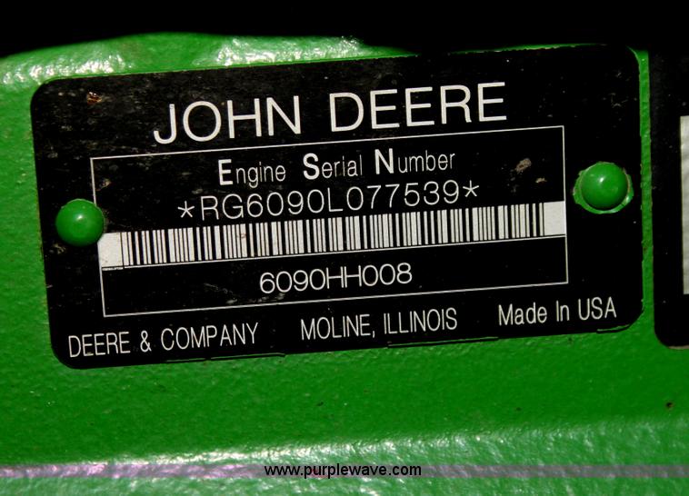 image for item G4067 2010 John Deere 9770 STS RWA combine