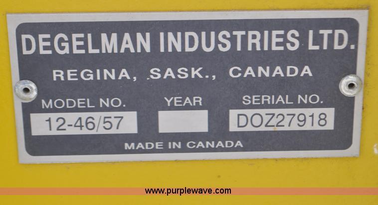 image for item G6413 2013 Degelman 12-46/57 dozer blade