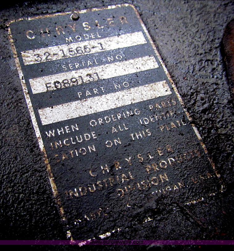 image for item G9569 1970 Smith 75P air compressor