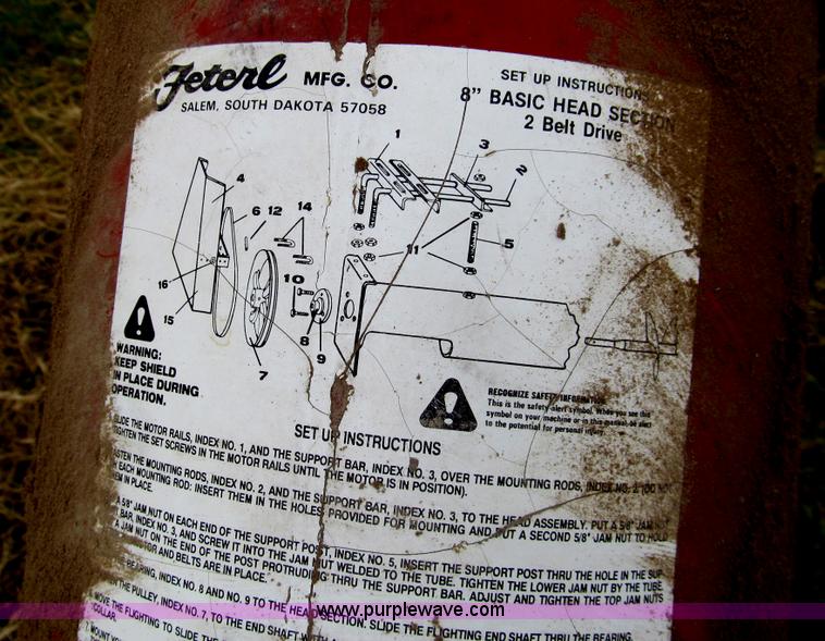 image for item G9570 Feterl 10" drive over hopper