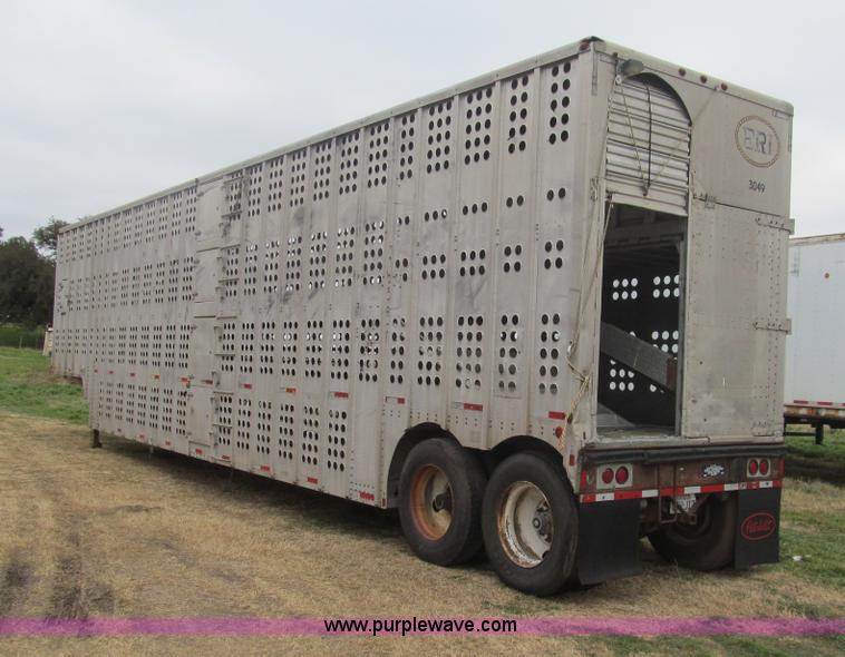 image for item G9577 1979 Merritt livestock trailer