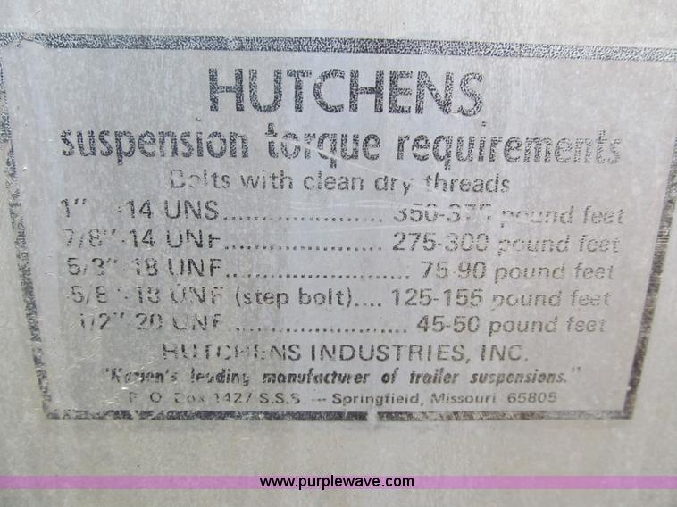 image for item G9577 1979 Merritt livestock trailer