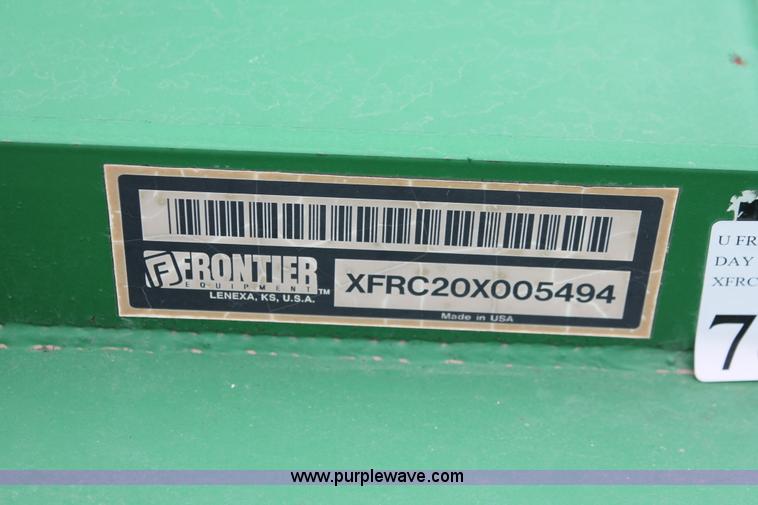 image for item H8256 2009 Frontier RC2060 rotary cutter mower