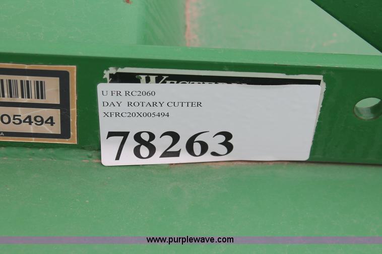 image for item H8256 2009 Frontier RC2060 rotary cutter mower