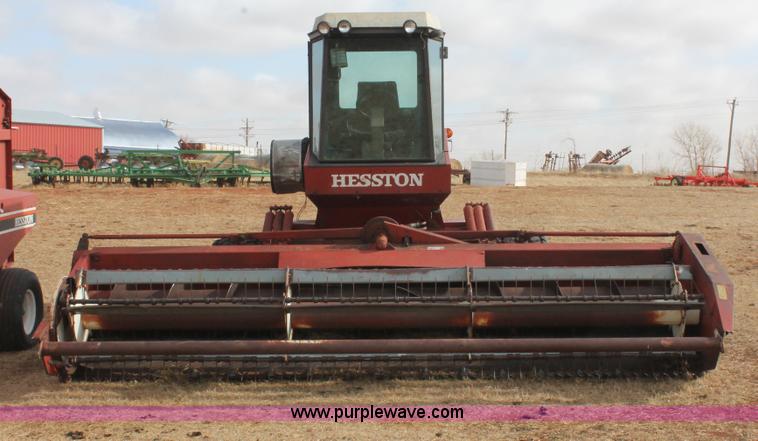 image for item H8326 1982 Hesston 6650 self-propelled swather