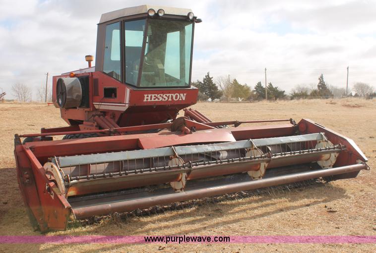 image for item H8326 1982 Hesston 6650 self-propelled swather