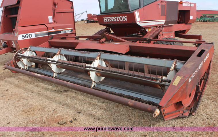 image for item H8326 1982 Hesston 6650 self-propelled swather