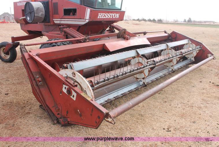 image for item H8326 1982 Hesston 6650 self-propelled swather