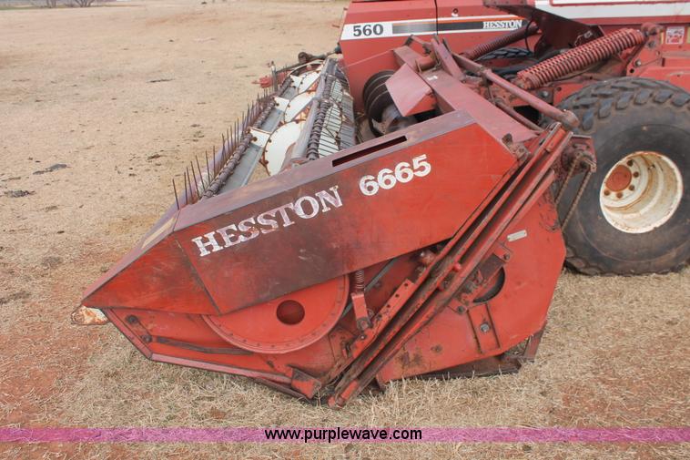 image for item H8326 1982 Hesston 6650 self-propelled swather
