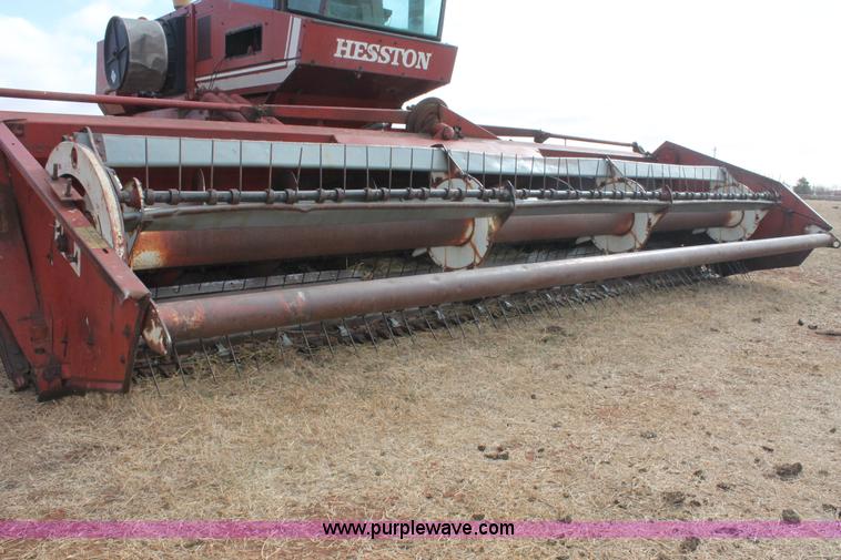 image for item H8326 1982 Hesston 6650 self-propelled swather