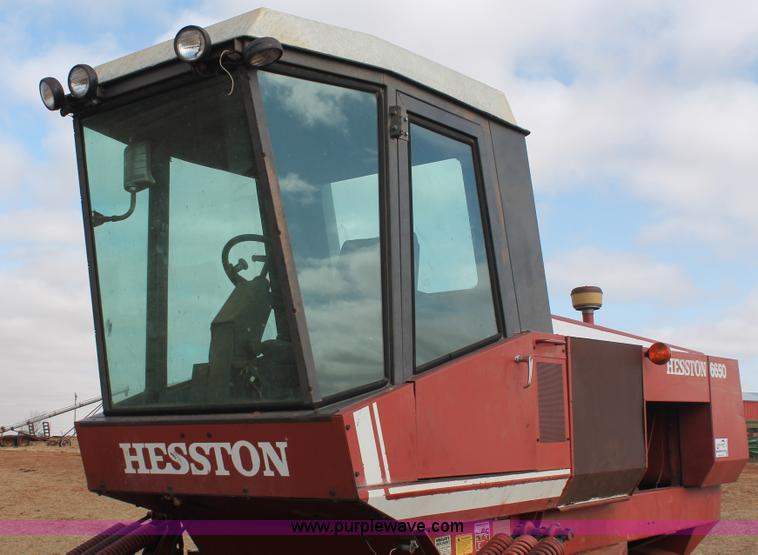 image for item H8326 1982 Hesston 6650 self-propelled swather