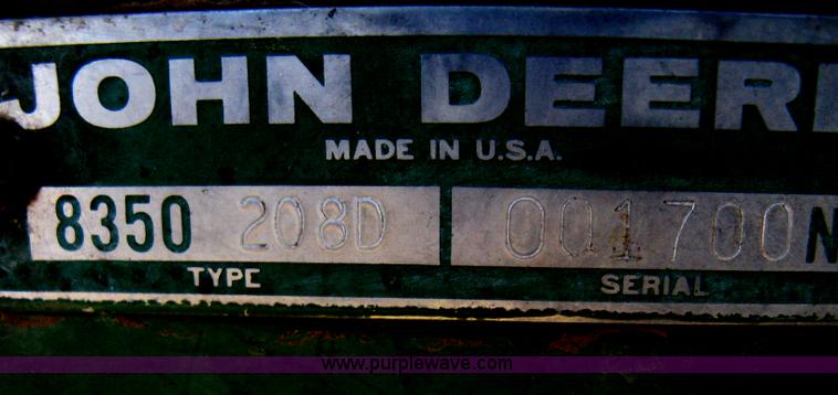 image for item I5676 (2) John Deere 8350-208D grain drills