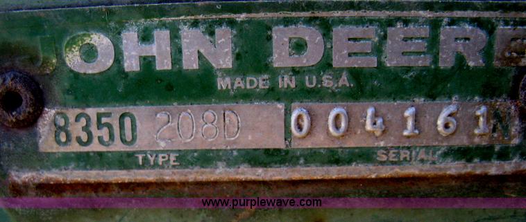 image for item I5676 (2) John Deere 8350-208D grain drills