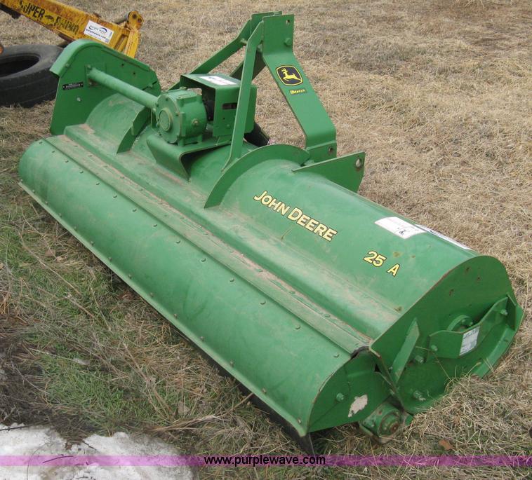 John Deere 25A flail mower in Lewis, KS Item I5687 sold Purple Wave