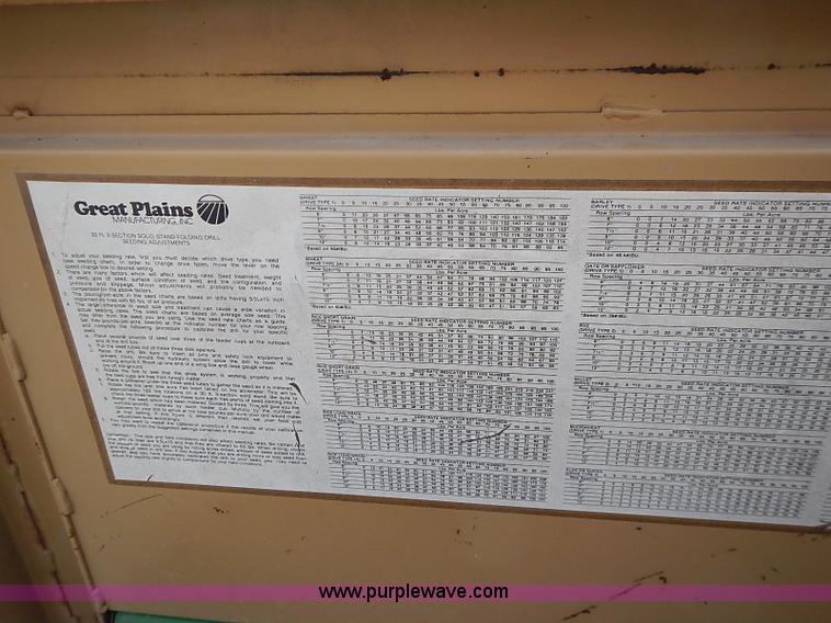 image for item I9396 Great Plains Solid Stand 30' folding drill