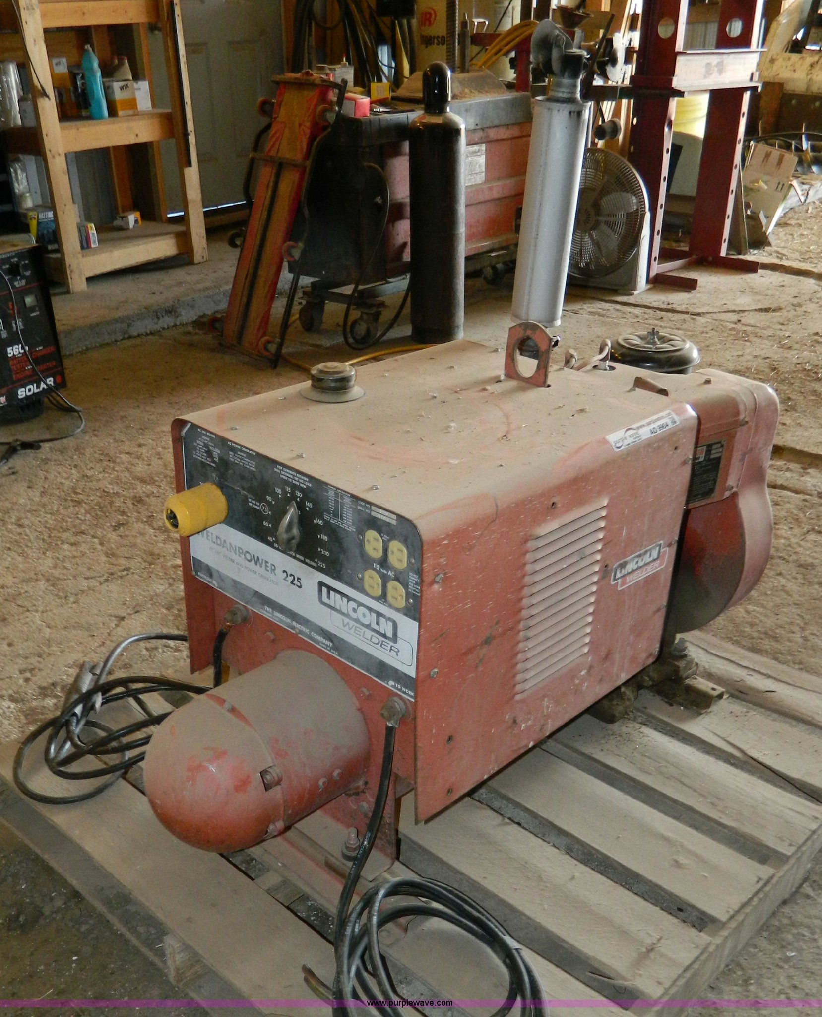 Lincoln AC225/5AS portable welder power plant in Gorham, KS Item