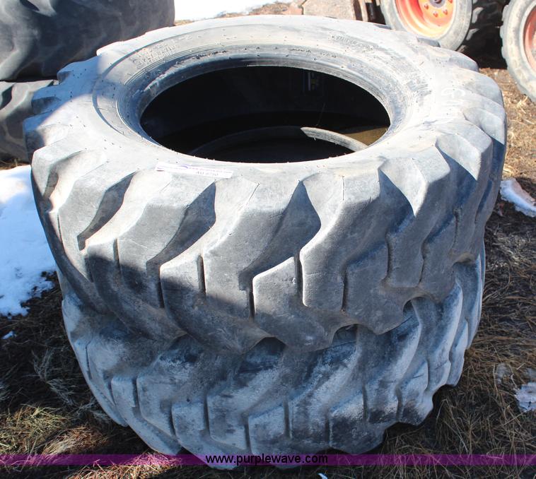 image for item AU9750 (2) 15.5-25 tires